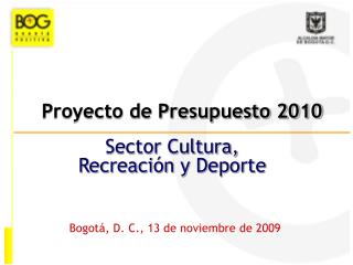 Proyecto de Presupuesto 2010