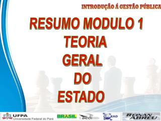 RESUMO MODULO 1 TEORIA GERAL DO ESTADO