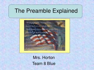 The Preamble Explained