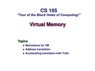 Virtual Memory