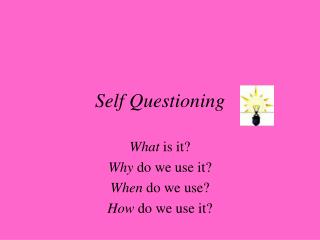 Self Questioning