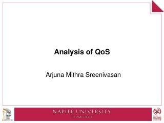 Analysis of QoS