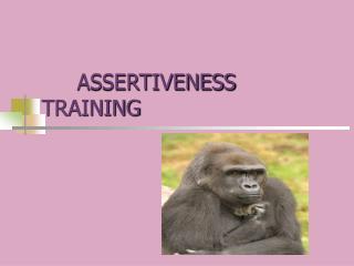 ASSERTIVENESS TRAINING