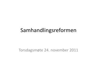 Samhandlingsreformen