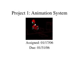 Project 1: Animation System