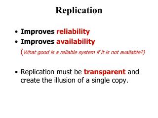 Replication