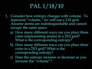 PAL 1/18/10