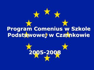 Program Comenius w Szkole Podstawowej w Czarnkowie