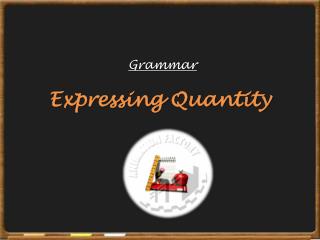 Expressing Quantity