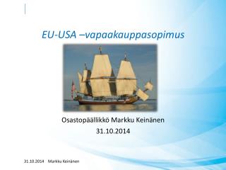 EU-USA –vapaakauppasopimus