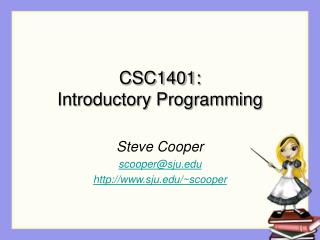 CSC1401: Introductory Programming