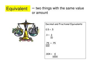 Equivalent