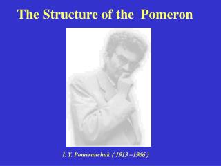 The Structure of the Pomeron