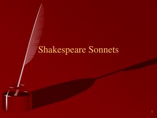 Shakespeare Sonnets