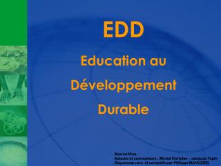 EDD Education au Développement Durable