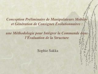 Sophie Sakka