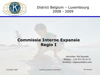 Commissie Interne Expansie Regio I