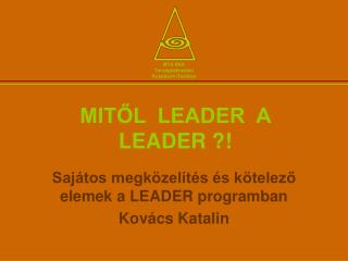 MITŐL LEADER A LEADER ?!