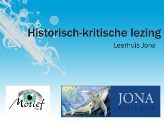 Historisch-kritische lezing