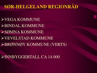 SØR-HELGELAND REGIONRÅD