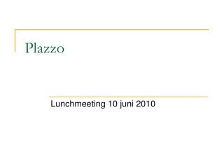 Plazzo