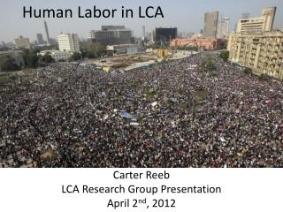 Human Labor in LCA