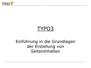 TYPO3