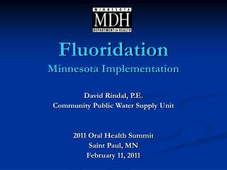 Fluoridation Minnesota Implementation