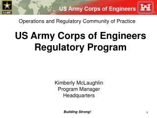 US Army Corps of Engineers Regulatory Program