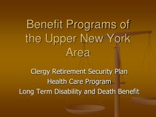 Benefit Programs of the Upper New York Area