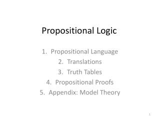 Propositional Logic