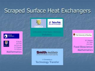 Scraped Surface Heat Exchangers