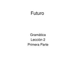 Futuro