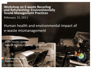 Human health and environmental impact of e-waste mismanagement