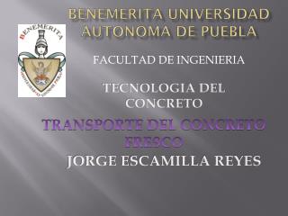 BENEMERITA UNIVERSIDAD AUTONOMA DE PUEBLA