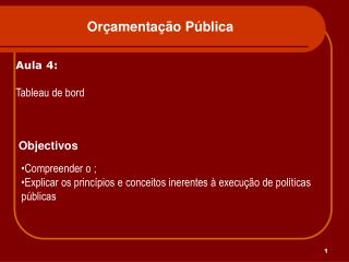 Orçamentação Pública