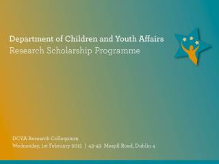 Presentation by:					Dr Carmel Smith	 Presentation Title: 					Qualitative Research with Children:
