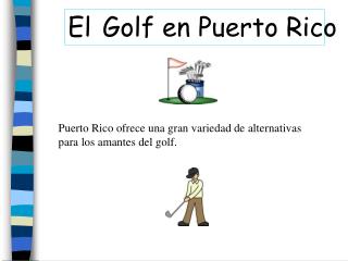 El Golf en Puerto Rico