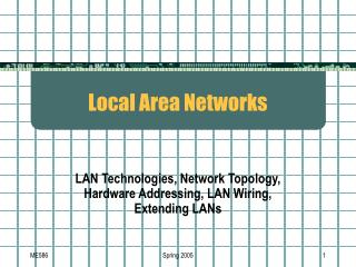 Local Area Networks