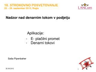 Nadzor nad denarnim tokom v podjetju