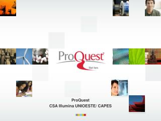 ProQuest CSA Illumina UNIOESTE/ CAPES