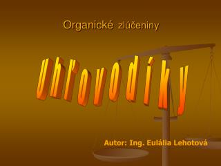 Organické zlúčeniny
