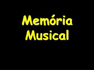 Memória Musical