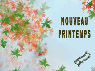 NOUVEAU PRINTEMPS