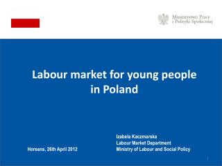 Labour market for young people in Poland Izabela Kaczmarska						 Labour Market Department