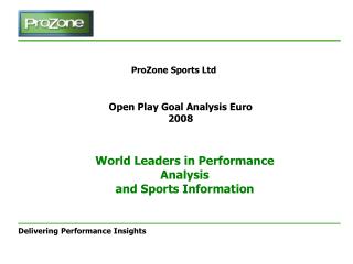 ProZone Sports Ltd