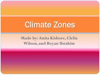 Climate Zones