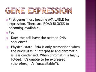 GENE EXPRESSION