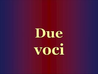 voci