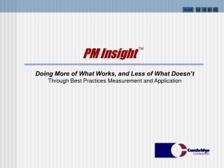 PM Insight 